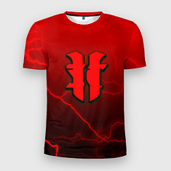 Футболка спортивная мужская Starcraft молнии, цвет: 3D-принт