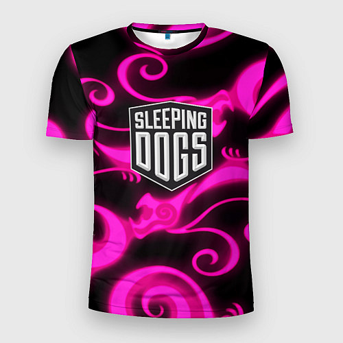 Мужская спорт-футболка Sleeping dogs japan gta dragon / 3D-принт – фото 1