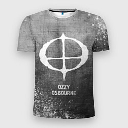 Футболка спортивная мужская Ozzy Osbourne - grey gradient, цвет: 3D-принт