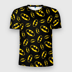 Футболка спортивная мужская Бэтмен узор, цвет: 3D-принт