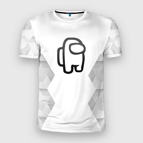Мужская спорт-футболка Among Us white poly / 3D-принт – фото 1