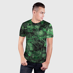 Футболка спортивная мужская Высокотехнологичный камуфляж, цвет: 3D-принт — фото 2