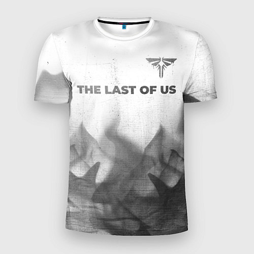 Мужская спорт-футболка The Last Of Us - white gradient посередине / 3D-принт – фото 1