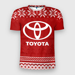 Мужская спорт-футболка Новогодний Toyota