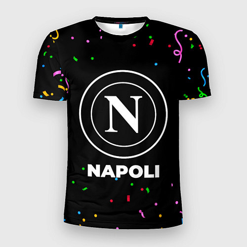 Мужская спорт-футболка Napoli конфети / 3D-принт – фото 1