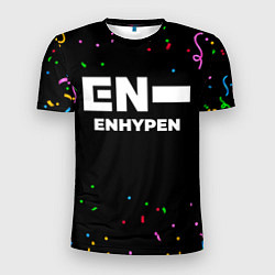 Мужская спорт-футболка Enhypen конфети