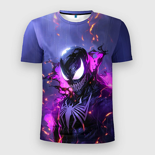 Мужская спорт-футболка Neon Venom - Rain / 3D-принт – фото 1