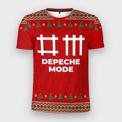 Мужская спорт-футболка Depeche Mode new year / 3D-принт – фото 1