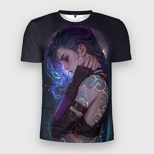 Мужская спорт-футболка Джинкс сияние / 3D-принт – фото 1