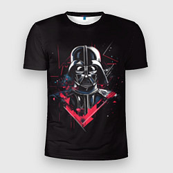 Мужская спорт-футболка Darth Vader on black