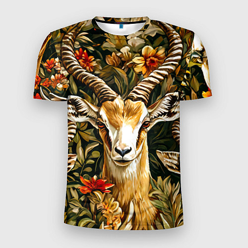 Мужская спорт-футболка Газель / 3D-принт – фото 1