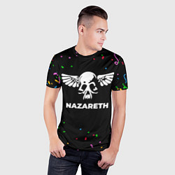 Футболка спортивная мужская Nazareth конфети, цвет: 3D-принт — фото 2