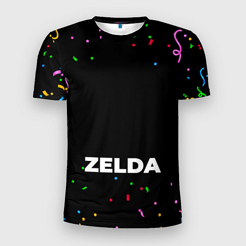 Мужская спорт-футболка Zelda конфети / 3D-принт – фото 1