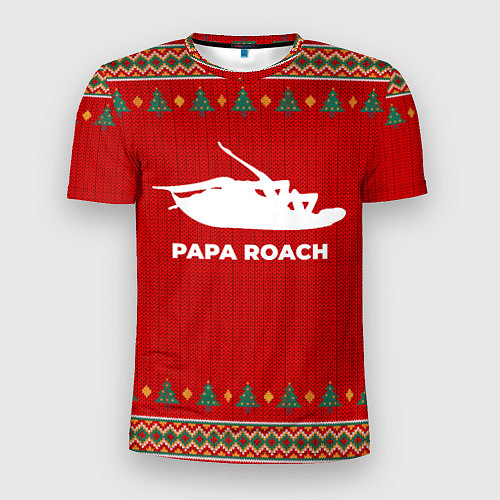 Мужская спорт-футболка Papa Roach new year / 3D-принт – фото 1