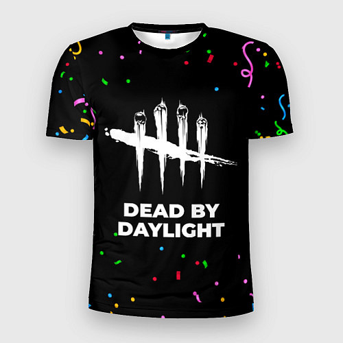 Мужская спорт-футболка Dead by Daylight конфети / 3D-принт – фото 1
