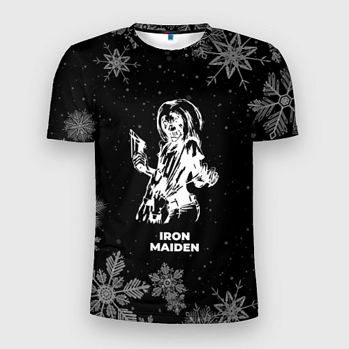 Мужская спорт-футболка Снежный Iron Maiden / 3D-принт – фото 1