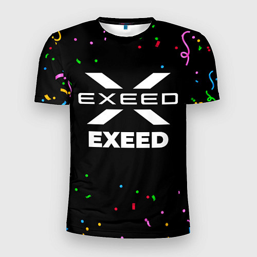 Мужская спорт-футболка Exeed конфети / 3D-принт – фото 1