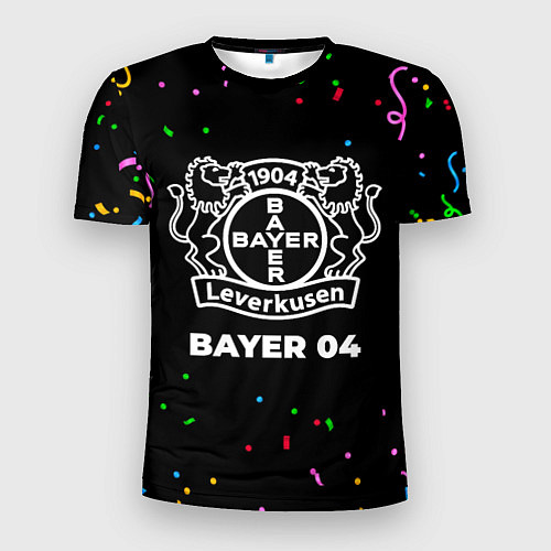 Мужская спорт-футболка Bayer 04 конфети / 3D-принт – фото 1