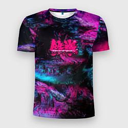 Мужская спорт-футболка Tekken neon colors