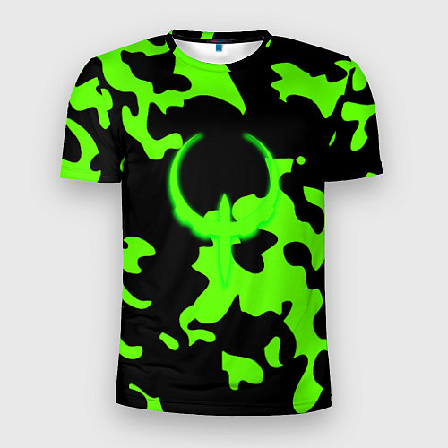Мужская спорт-футболка Quake camo / 3D-принт – фото 1