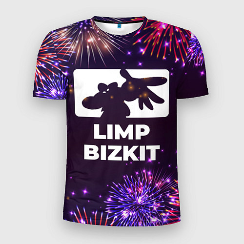 Мужская спорт-футболка Праздничный Limp Bizkit / 3D-принт – фото 1