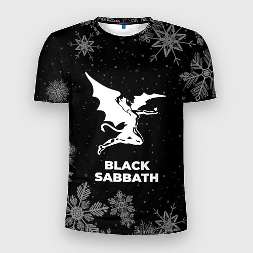 Мужская спорт-футболка Снежный Black Sabbath / 3D-принт – фото 1
