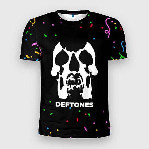 Мужская спорт-футболка Deftones конфети / 3D-принт – фото 1