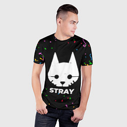 Футболка спортивная мужская Stray конфети, цвет: 3D-принт — фото 2