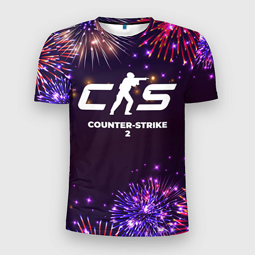 Мужская спорт-футболка Праздничный Counter-Strike 2 / 3D-принт – фото 1
