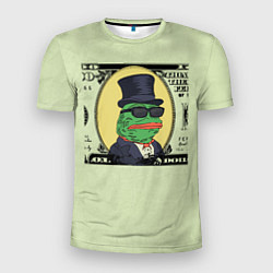 Мужская спорт-футболка Pepe is the main cryptocurrency
