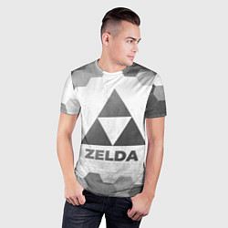 Футболка спортивная мужская Zelda - white gradient, цвет: 3D-принт — фото 2