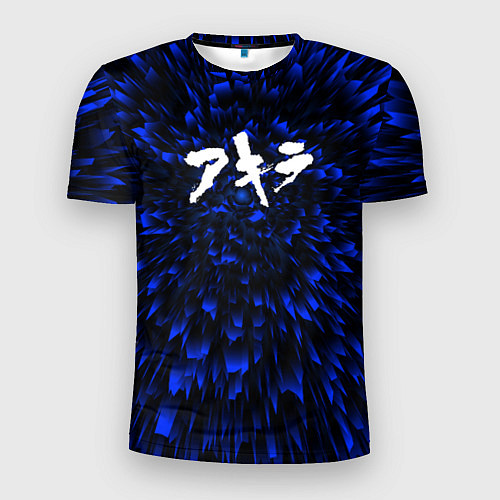 Мужская спорт-футболка Akira blue energy / 3D-принт – фото 1