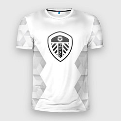 Футболка спортивная мужская Leeds United white poly, цвет: 3D-принт