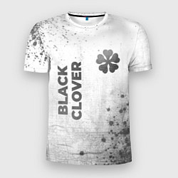 Футболка спортивная мужская Black Clover - white gradient вертикально, цвет: 3D-принт