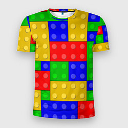 Футболка спортивная мужская Детали Лего, цвет: 3D-принт