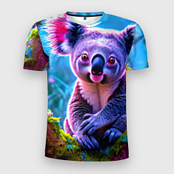 Мужская спорт-футболка Коала на дереве