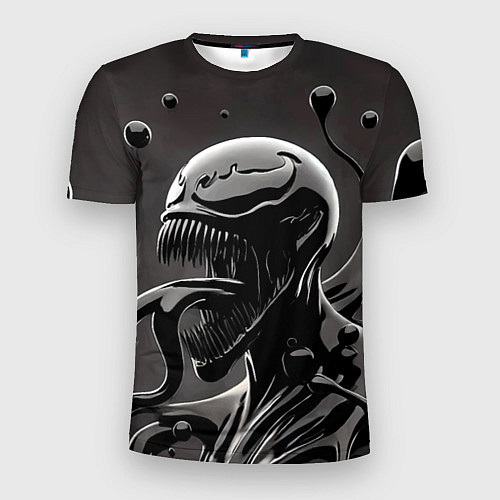 Мужская спорт-футболка Веном - ядовитая слизь / 3D-принт – фото 1