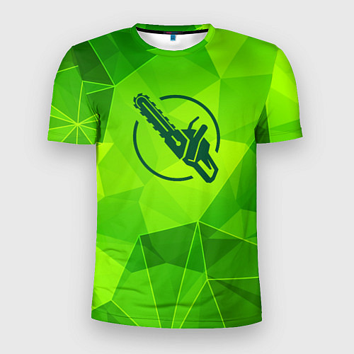Мужская спорт-футболка Chainsaw Man green poly / 3D-принт – фото 1