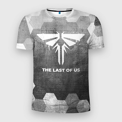 Мужская спорт-футболка The Last Of Us - grey gradient / 3D-принт – фото 1