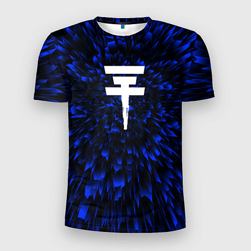 Мужская спорт-футболка Tokio Hotel blue energy / 3D-принт – фото 1