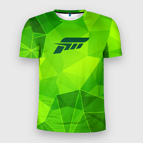 Мужская спорт-футболка Forza Horizon green poly / 3D-принт – фото 1