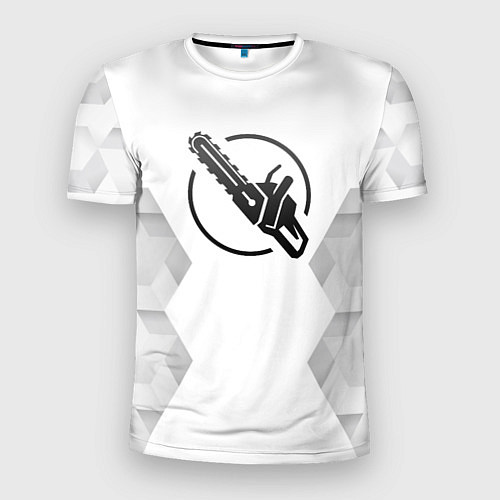 Мужская спорт-футболка Chainsaw Man white poly / 3D-принт – фото 1