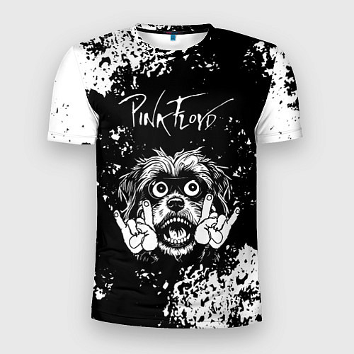 Мужская спорт-футболка Pink Floyd рок пес / 3D-принт – фото 1