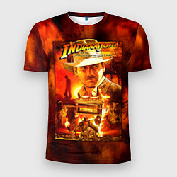 Мужская спорт-футболка Indiana Jones and the raiders of the lost ark