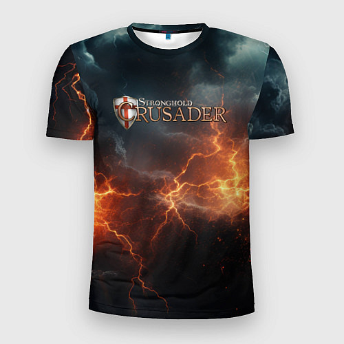 Мужская спорт-футболка Stronghold сrusader небесная мощь / 3D-принт – фото 1