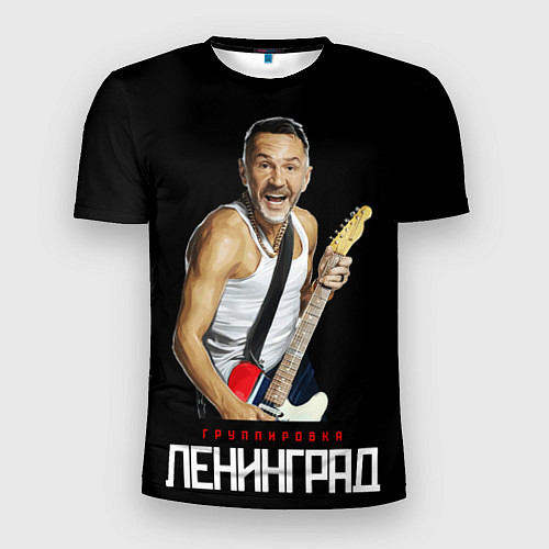 Мужская спорт-футболка Leningrad group - Sergey / 3D-принт – фото 1