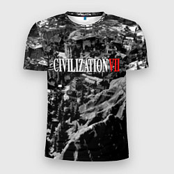 Футболка спортивная мужская Civilization VII, цвет: 3D-принт
