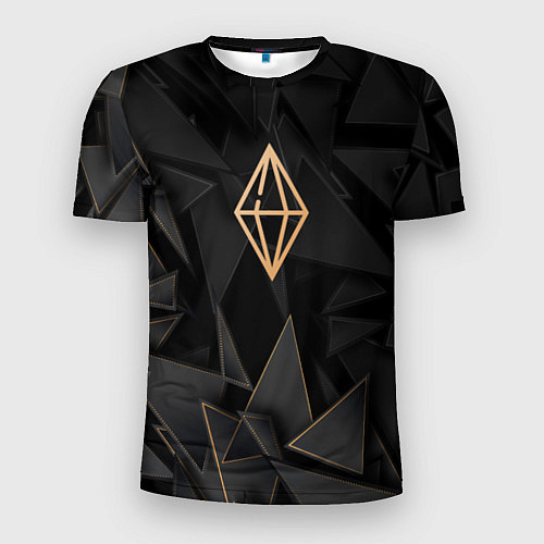 Мужская спорт-футболка The Sims golden poly / 3D-принт – фото 1