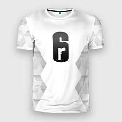 Мужская спорт-футболка Rainbow Six white poly