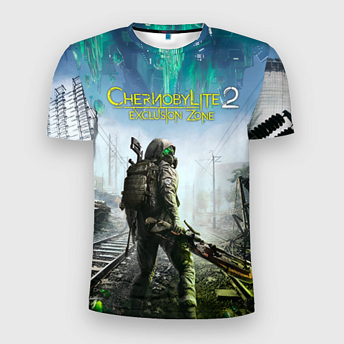 Мужская спорт-футболка Герой Chernobylite 2 exclusion zone / 3D-принт – фото 1